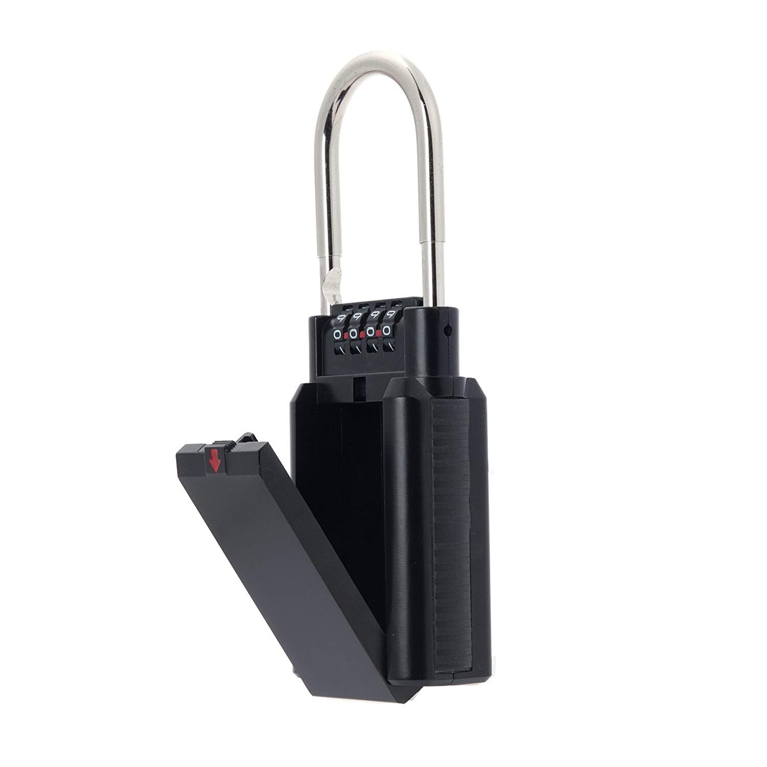Combination Lock Box Key Storage Lock Box 4-Digit Combination Lock Waterproof Indoor/Outdoor - ebowsos