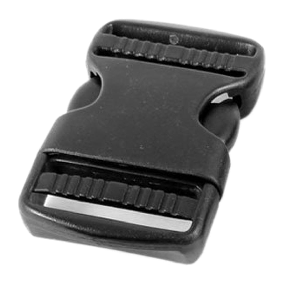 Curved Plastic Side Quick Release Buckle for Bag 5 Pcs Black - ebowsos