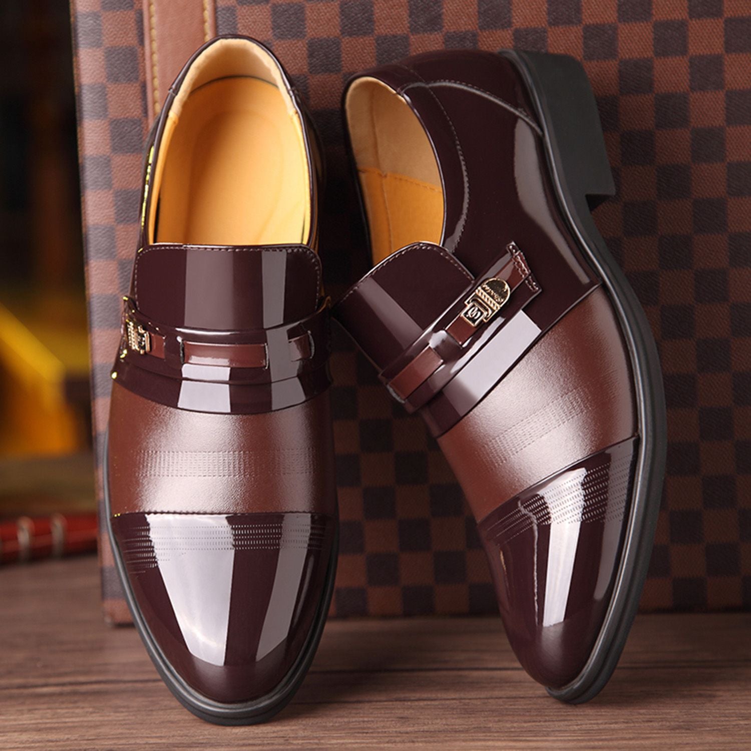 Dress Shoes Oxford Shoes Lace Up Loafer Comfortable Classic  Formal Fashion Modern Formal Business Shoes - ebowsos