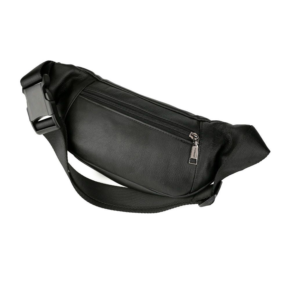 FONMOR Men's Waist Packs male Pack Belt Bag Phone Pouch Bags Travel Waist Pack Male Small Waist Bag Leather Pouch - ebowsos