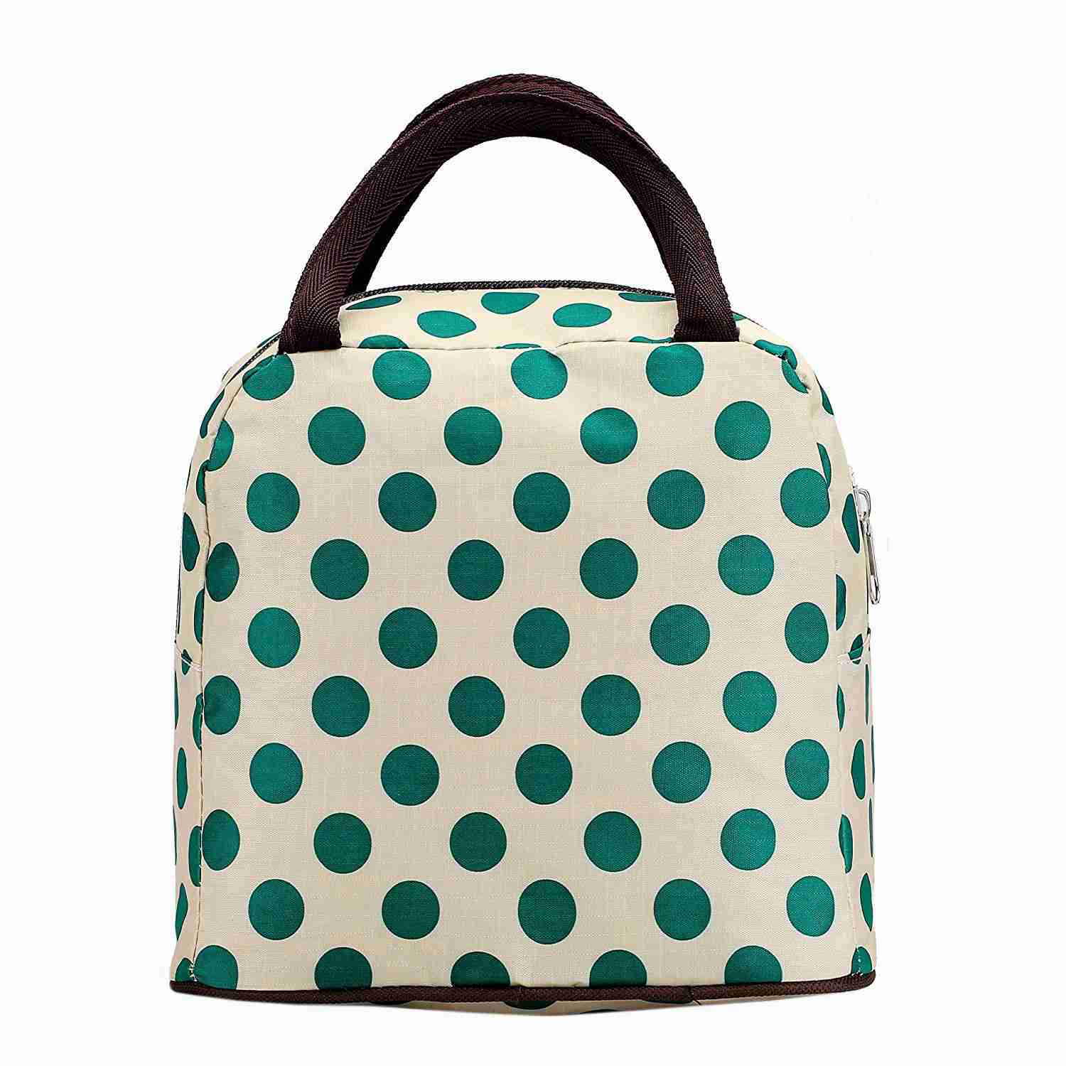 Fashion Lunch Bag Tote for Women Work School green - ebowsos