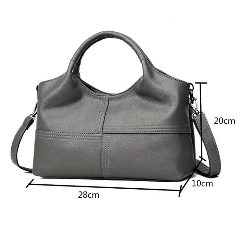 Fashion Patchwork Shoulder Cross Body Bags Ladies Leather Women Bags Women's PU Leather Handbags - ebowsos