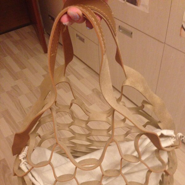 Fashion Women Hollow Handed Net bath Bucket Bag Casual Tote Bag Big Shoulder Bags Dropship - ebowsos