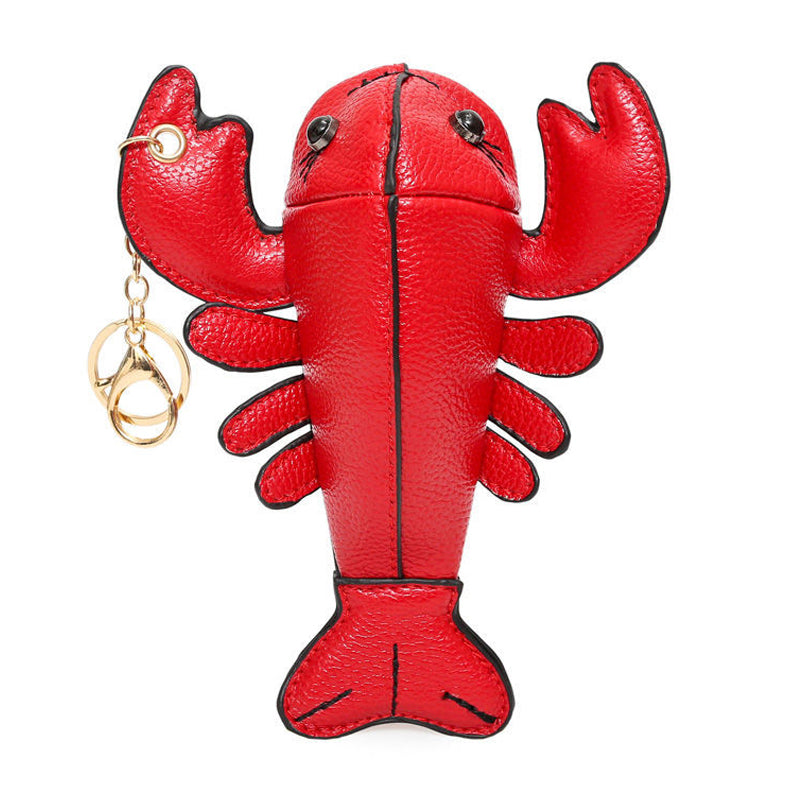 Fashion Women Lobster Handbag PU Leather Cross-body Cute Coin Purse-red - ebowsos