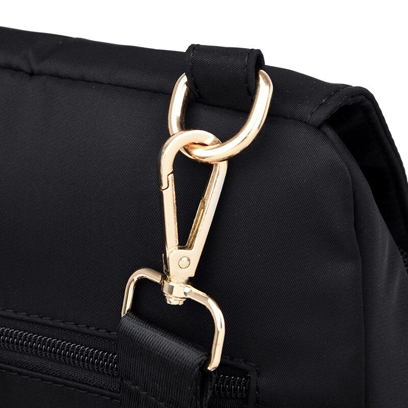Fashion Women Waterproof Nylon bag Korean Style Designers Shoulder School Bag Leisure Rucksack For Girls - ebowsos