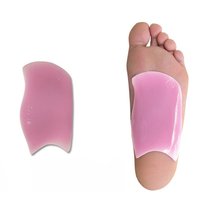 Flat foot orthopedic shoes instep supporting pad insole insert pain silicone pad - ebowsos