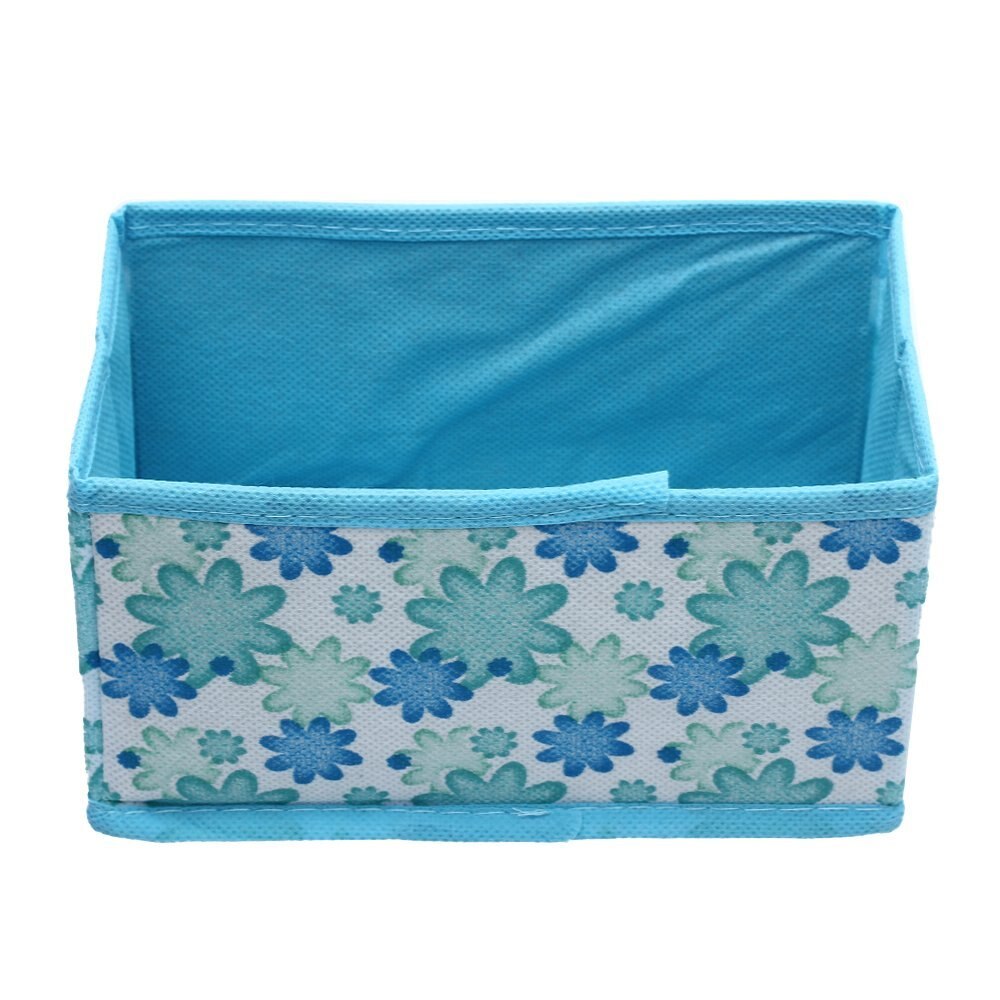 Folding Multifunction Make Up Cosmetic Bags Box Container Bag - Blue - ebowsos