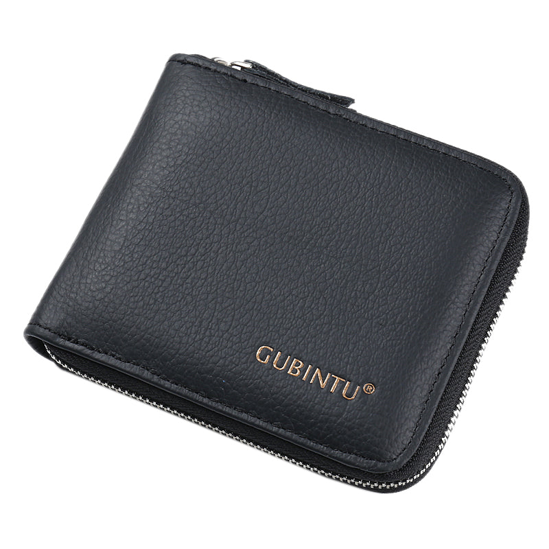 GUBINTU Euro Stylish Zipper Purse Cortex Wallet Men, Mens Wallets Famous Brand Mens Wallet with Coin Pocket - ebowsos