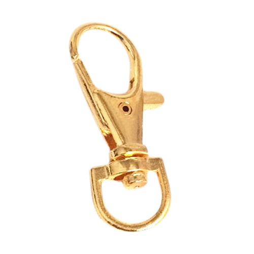 Gold Tone Metal Handbag Strap Ornament Swivel Snap Hook 5 Pcs - ebowsos