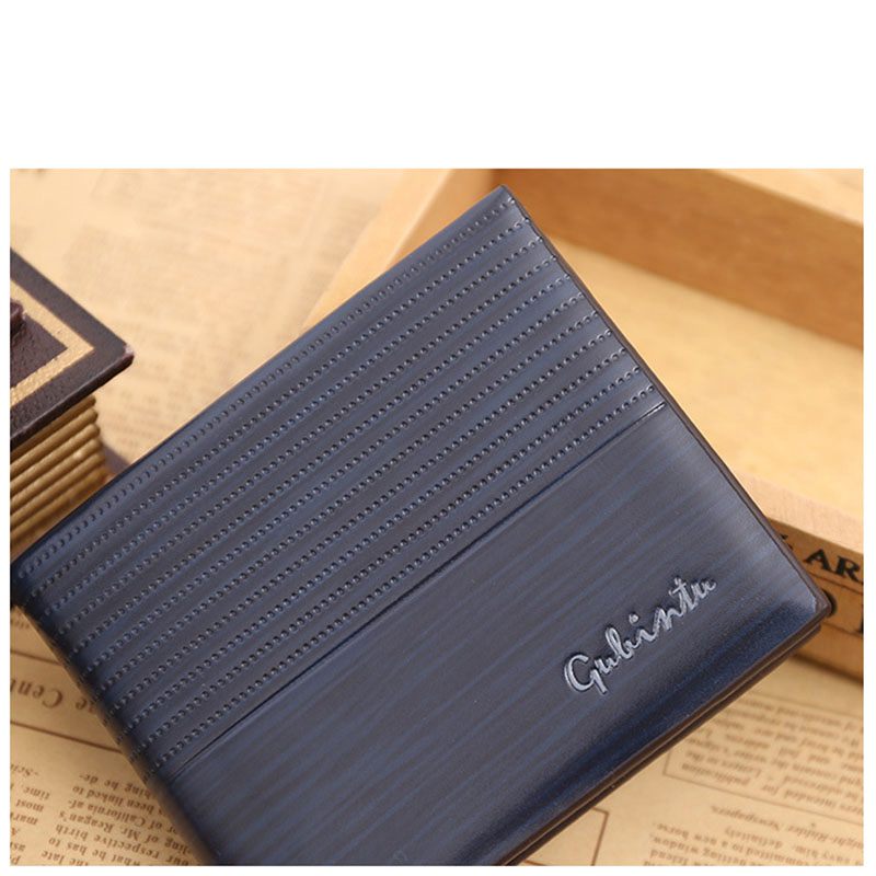 Gubintu brand let her wallet fashion style smooth soft leather quality guarantee men wallets money bag (blue) - ebowsos