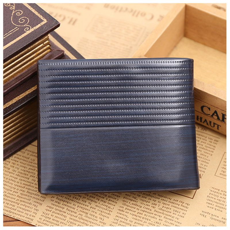 Gubintu brand let her wallet fashion style smooth soft leather quality guarantee men wallets money bag (blue) - ebowsos