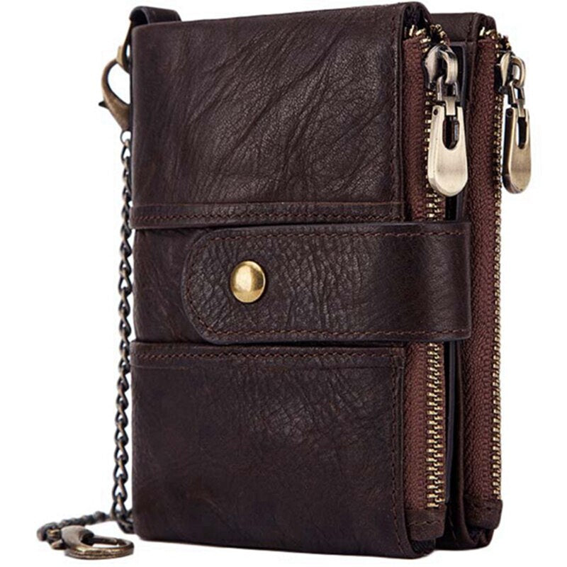 Gzcz Wallet Wallets New Fashion Women Genuine Leather Wallets For Organizer Coin Purse Clutch Short Small(Coffee) - ebowsos