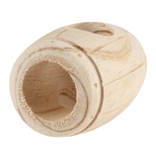 Hamsters Toys Cool Wooden Barrel Shaped for Hamster - ebowsos
