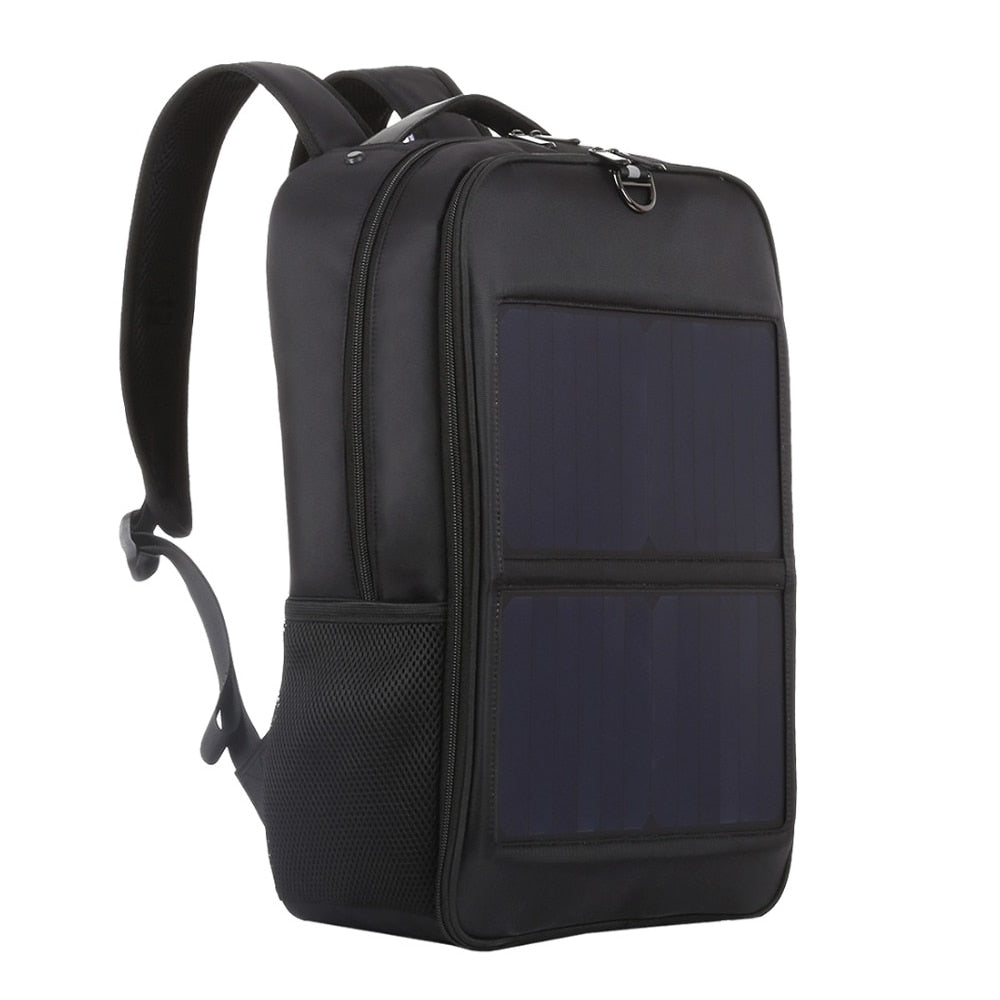 Haweel Solar Panel Backpacks Convenience Charging Laptop Bags for Travel 14W Solar Charger With Handle and Dual USB Charg - ebowsos
