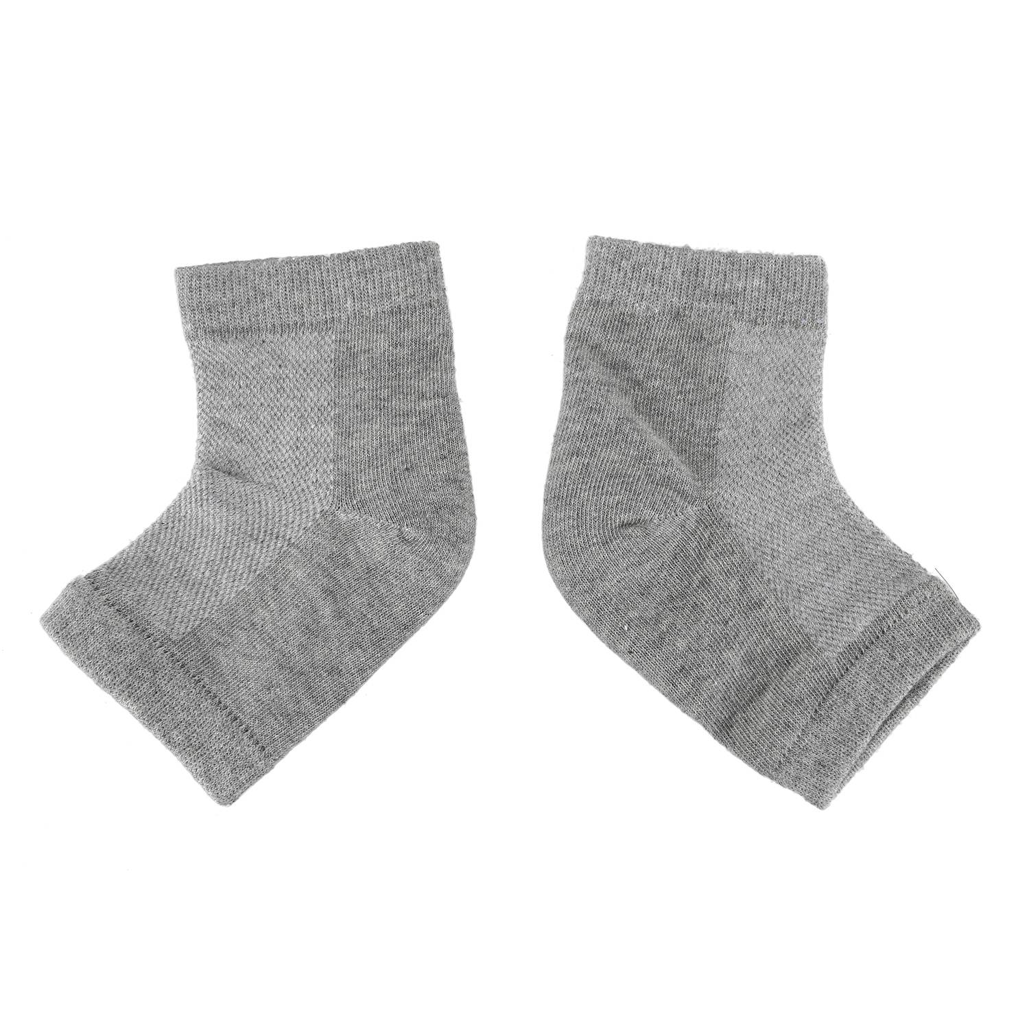 Heel Socks Casual Ankle Socks Gel Mesh Thin Breathable Sock Gel Protect Heel Anti-Slip - ebowsos