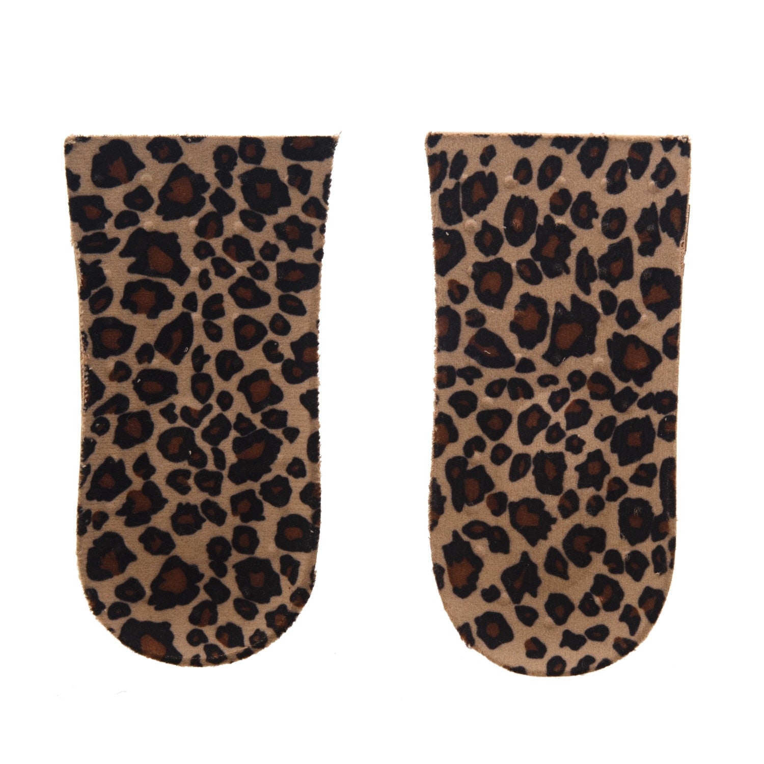 Hot 4 x Sole Heel Pad PVC Leopard Growing for Women Men + 4.5cm - ebowsos