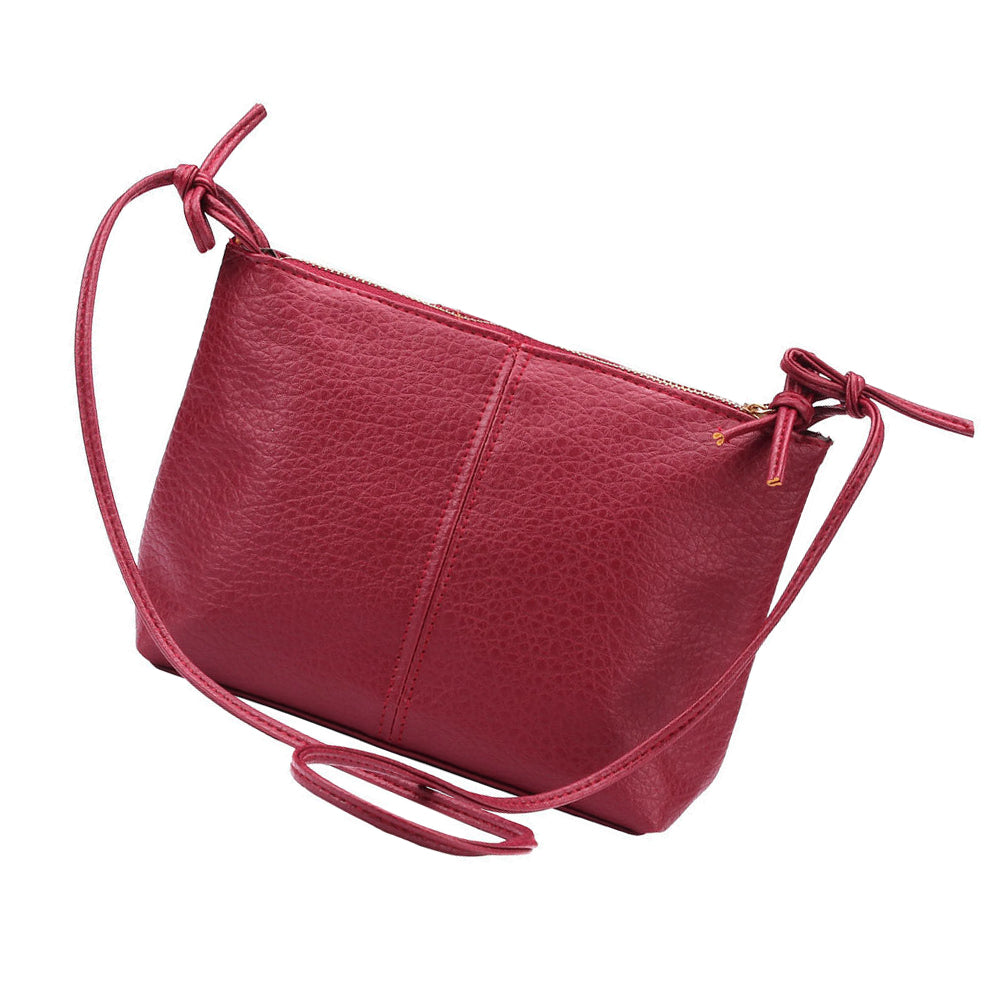 Hot Fashion Women Shoulder Bag Satchel Messenger Crossbody Bag Tote Handbag Rose Red - ebowsos