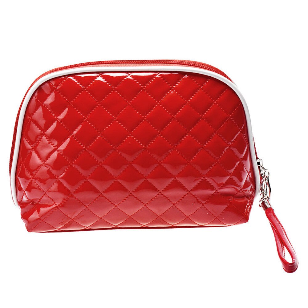 Hot Portable Waterproof Multifunction Cosmetic Bag Travel Package Makeup Bag Case red #6 - ebowsos