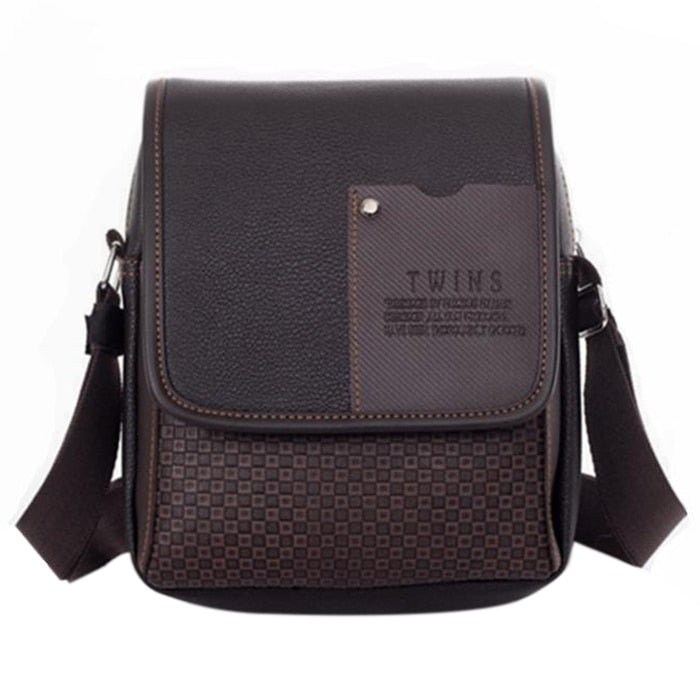 Hot Pu Leather Men Messenger Bag Briefcase shoulder crossbody handbag business bag casual men's travel bag - ebowsos