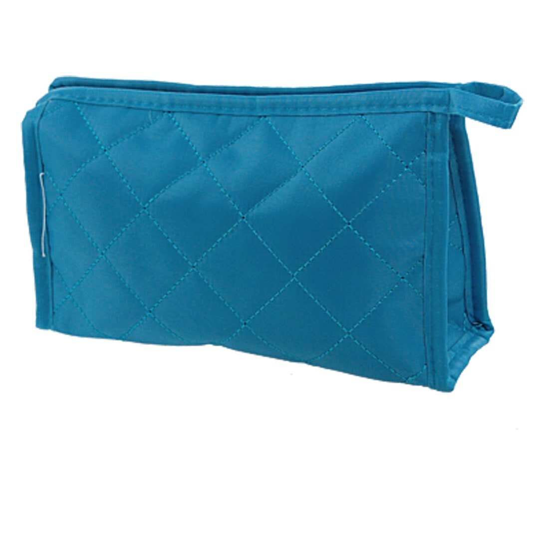 Hot Style Woman Blue Rectangle Small ZipPer Case Makeup Pouch Bag - ebowsos
