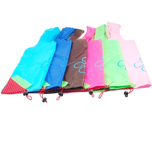 Hot StyleNew Colorful Unique Strawberry Folding Reusable Compact Eco Shopping Bag Nylon - ebowsos