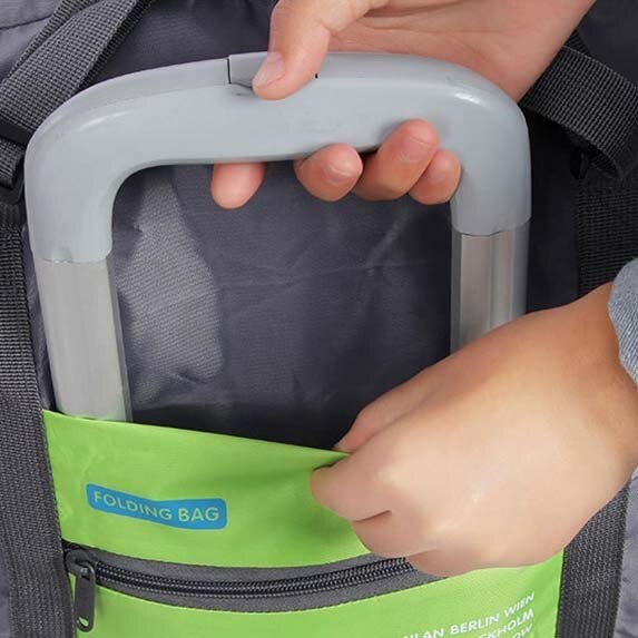 Hot Unisex Women Duffle  Travel Luggage Suitcase  Tote Bag Weekend Handbag Travel Bag Folding Bag, Green - ebowsos