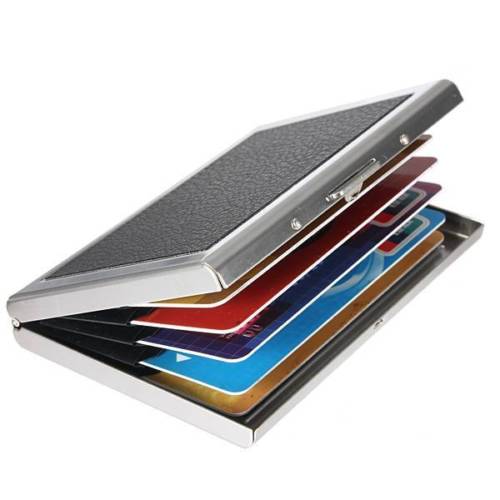 Hot Waterproof Aluminum Pocket Wallet Business Credit Card Portable Holder Case - ebowsos