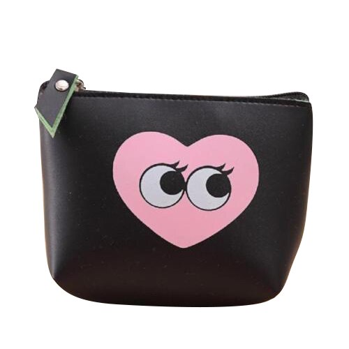 Hot Women Girls Cute Zip Leather Coin Purse  9 patterns Wallet Bag Change Pouch Key Card Holder - ebowsos