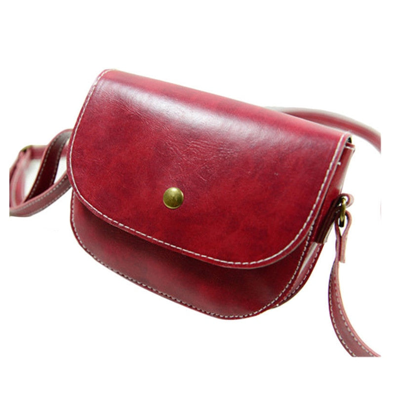Hot Women Shoulder Bag Satchel Messenger Casual Tote Bag Small Rivet Handbag Light Brown - ebowsos