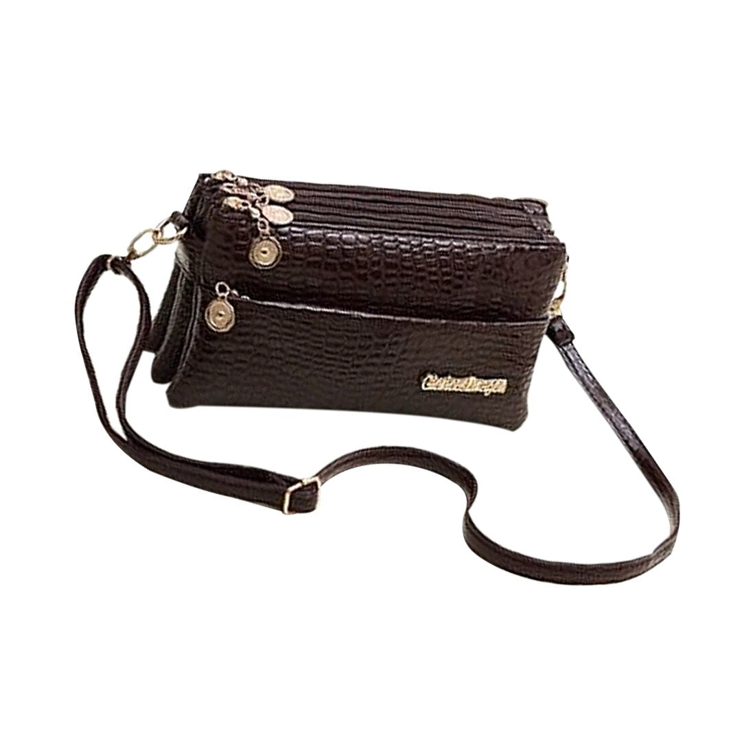 Hot Women handbags Small Shoulder Bag Crocodile Pattern Women Messenger Bags for Women Handbag Clutch Black - ebowsos