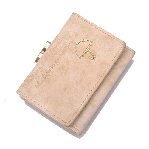 Hot Women's Fashion Leather Wallet Button Clutch Purse Lady Short Handbag Pink - ebowsos