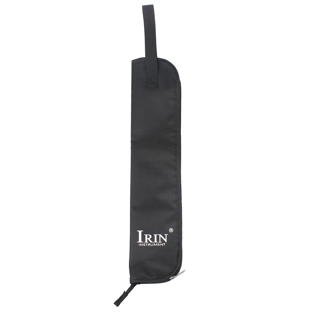 IRIN 10 x 14 x 1.5cm Drum Stick Bag Case Water-resistant 600D With Carrying Strap For Drumsticks - ebowsos