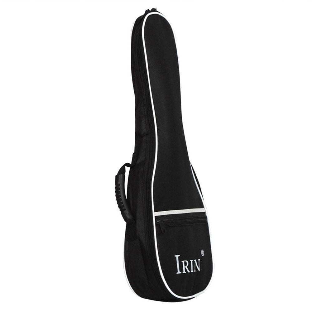 IRIN 4 Strings Ukulele Bag Cotton Cushioning Ukulele Backpack Carrying Case With Front Bag Hawaii Guitar Backpack - ebowsos