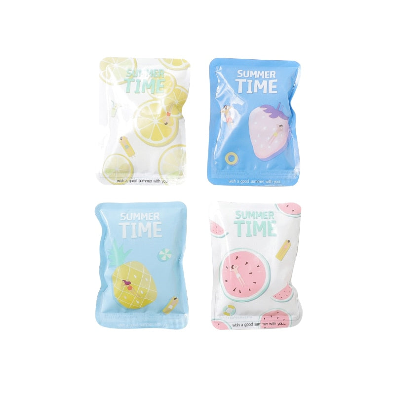 Ice Bag Ice Pack Cute Portable Summer Summer Cooling Cold Compress Repeatedly Use Children Fever Travel Random Color - ebowsos