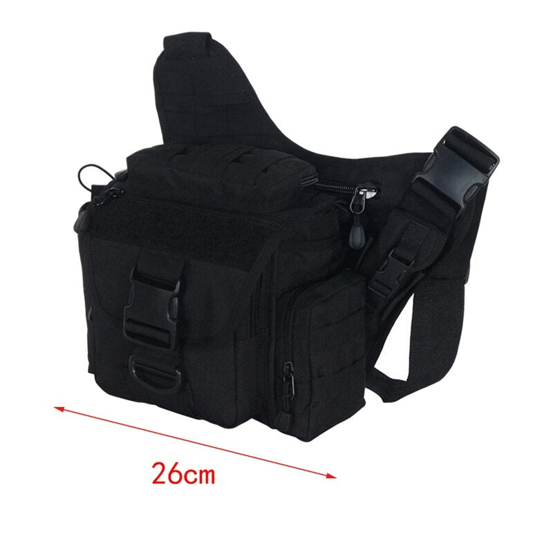 Indepman 600D Nylon Fabric Backpack Waterproof Hunting Shoulder Bag Molle System Durable Sport Rucksack. - ebowsos