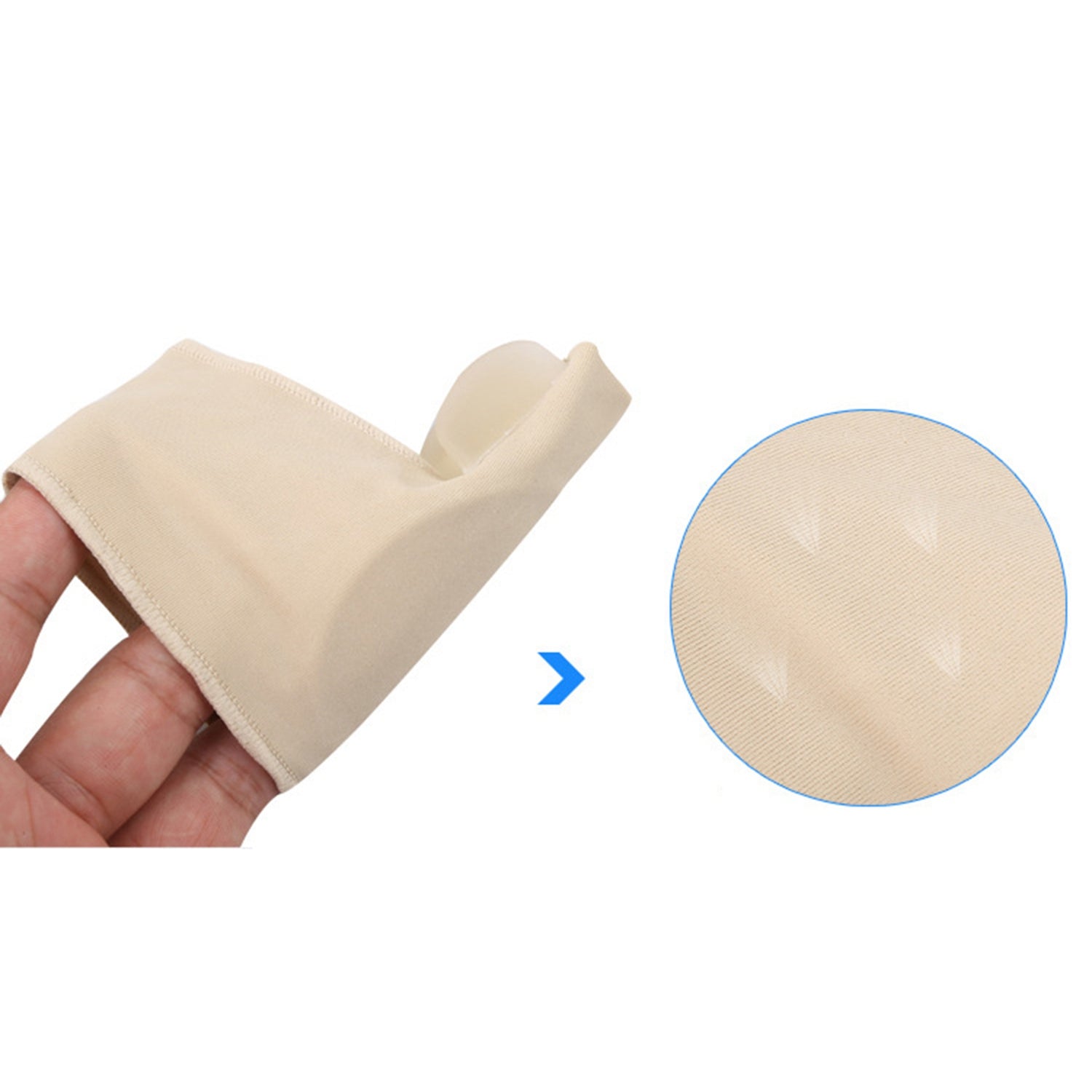 Insoles Orthopedic Insoles Foot Relieve Toe Correction Device Soles Foot Care Toe Valgus Half Pads Men Women - ebowsos