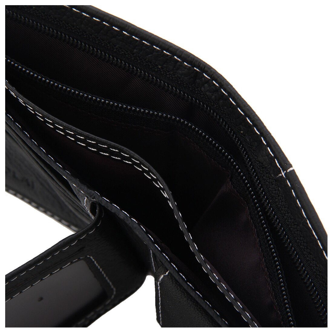 JINBAOLAI Black Mens Luxury Soft Business Leather Bifold Wallet Credit Card Holder Purse - ebowsos