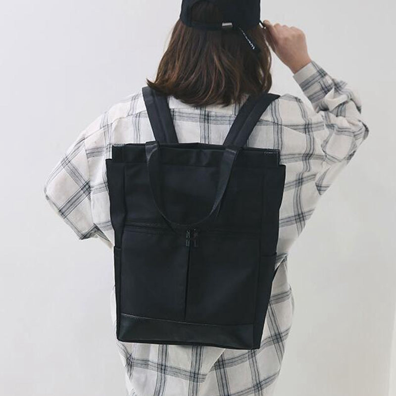 Joker Simple Fashion Backpack Large Capacity Ladies Shoulder Bag Travel Backpack - ebowsos