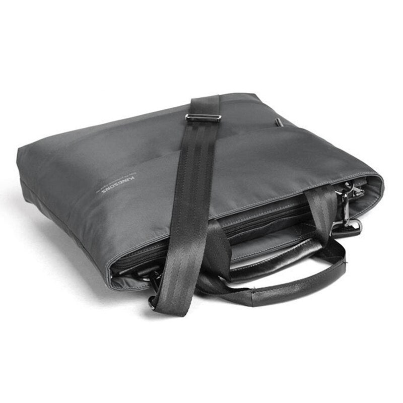 Kingsons 15.4 inch Laptop Handbag Waterproof Unisex Crossbody Bags Shoulder Messenger Bag Handbags - ebowsos