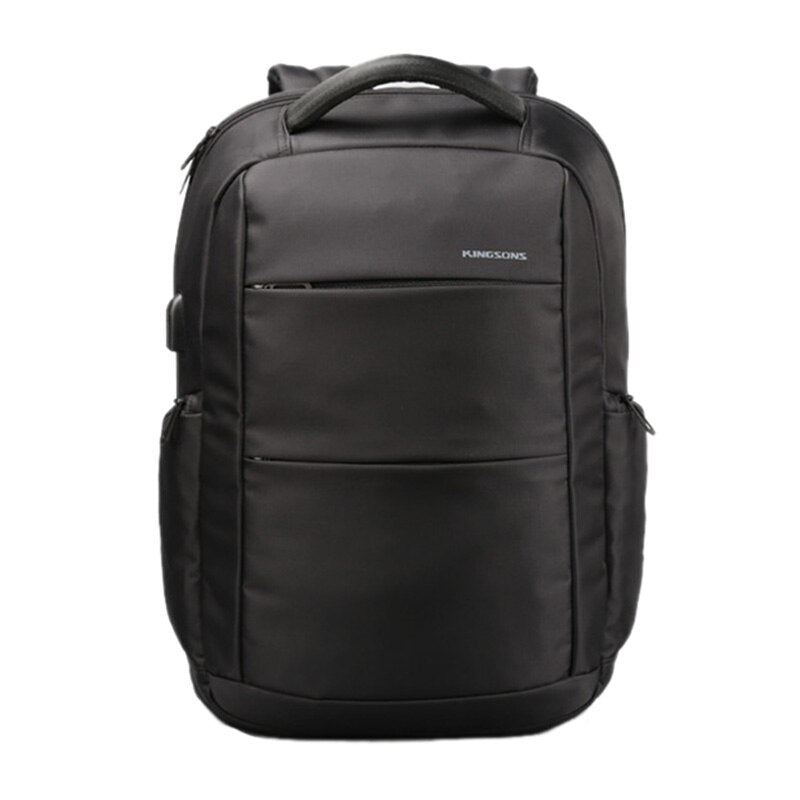 Kingsons External Charging USB Function Laptop Backpack Anti-theft Man Business Dayback Women Travel Bag 15.6 inch - ebowsos