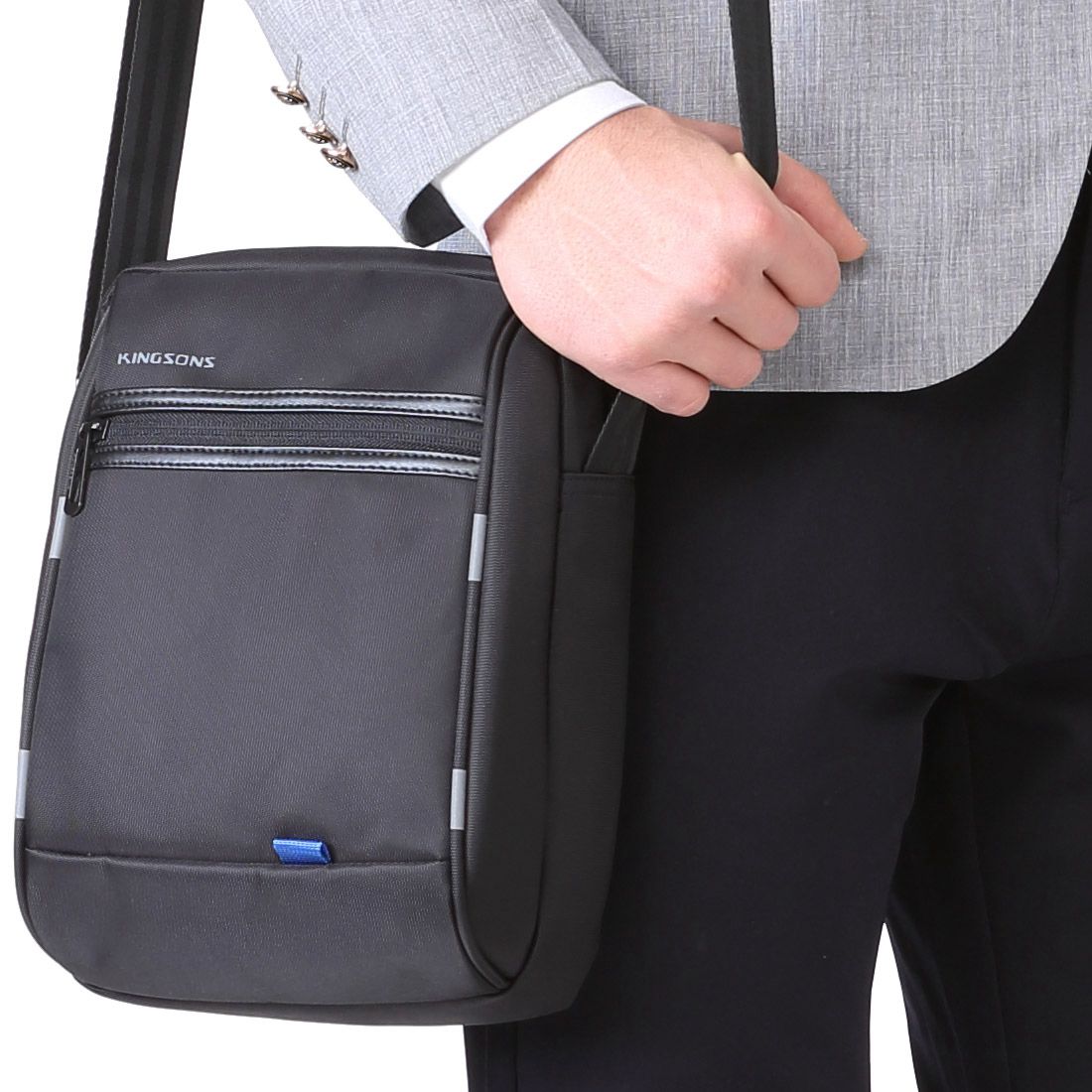 Kingsons Men Bag Casual Business Mens Messenger Bags Vintage Men's Crossbody Bag Male Shoulder Bags - ebowsos