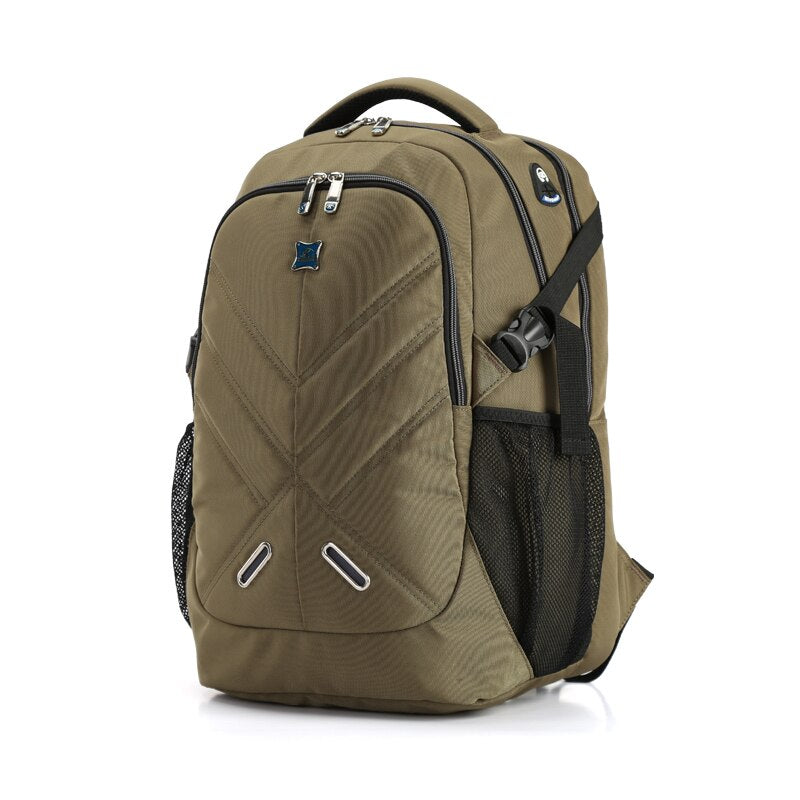 Kingsons Shockproof Laptop Backpacks Male Bag Large Capacity Notebook Bagpack School Bag Teenager Boy Mochila Militar - ebowsos