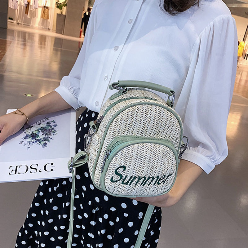 Korean Version Of The Small Backpack Shoulder Bag Female Fashion Multi-Purpose Mini Backpack Wild Student Bag - ebowsos