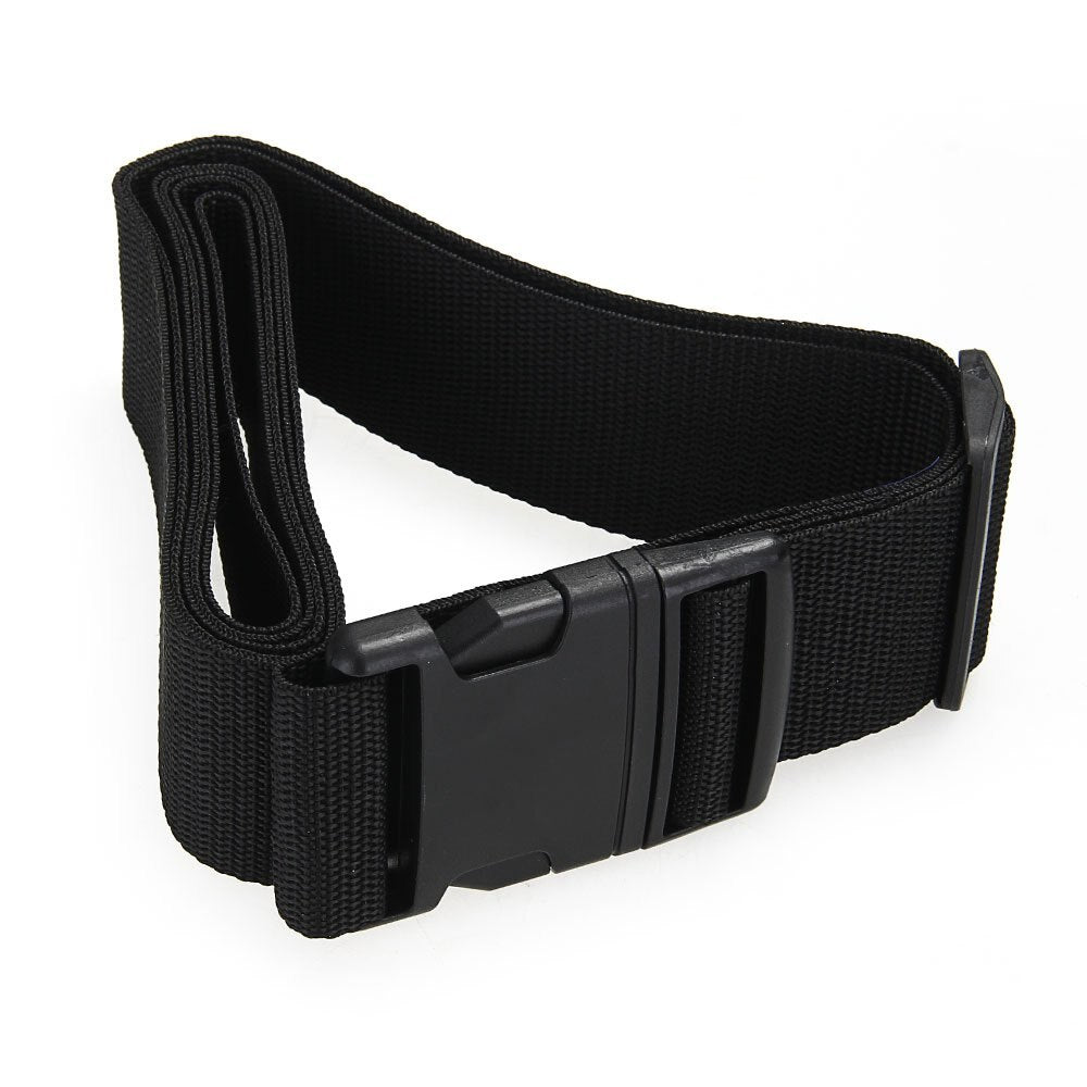 Luggage belt strap Belt Cord Rope Black for Suitcase Travel Bag 2M - ebowsos