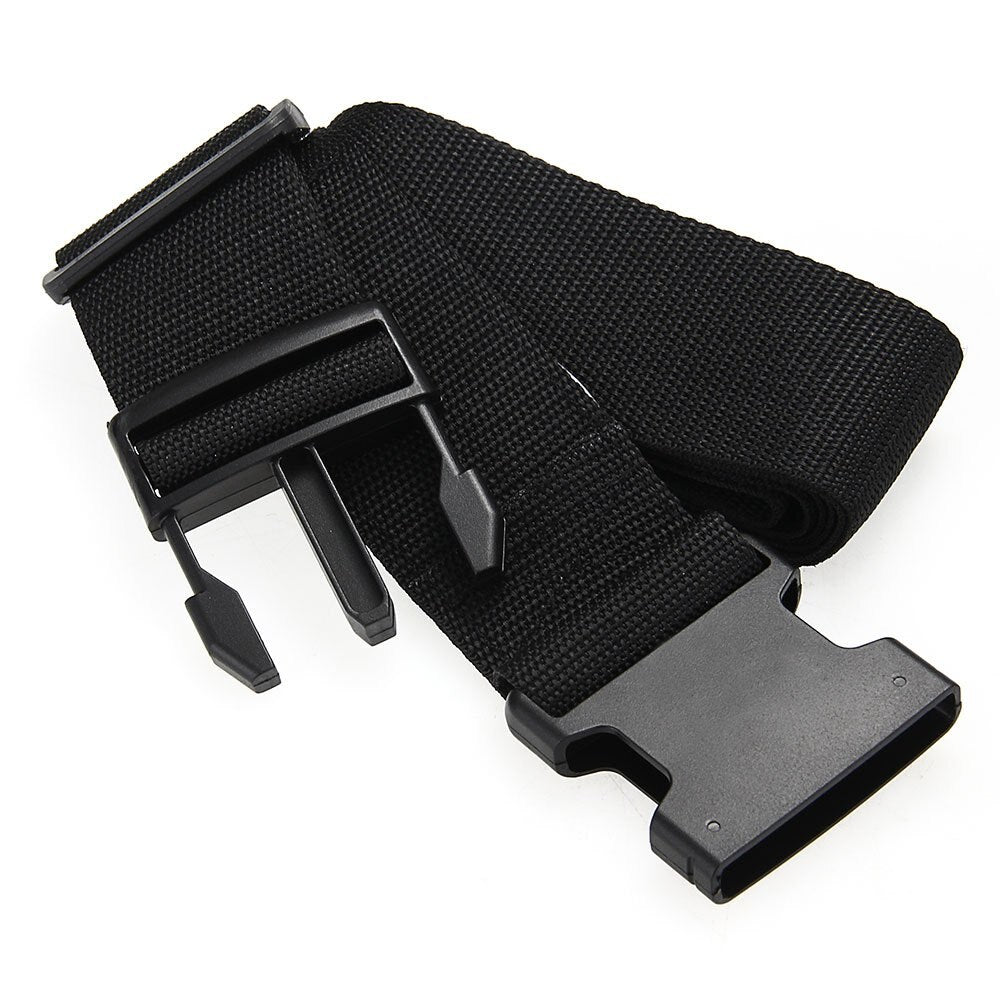 Luggage belt strap Belt Cord Rope Black for Suitcase Travel Bag 2M - ebowsos