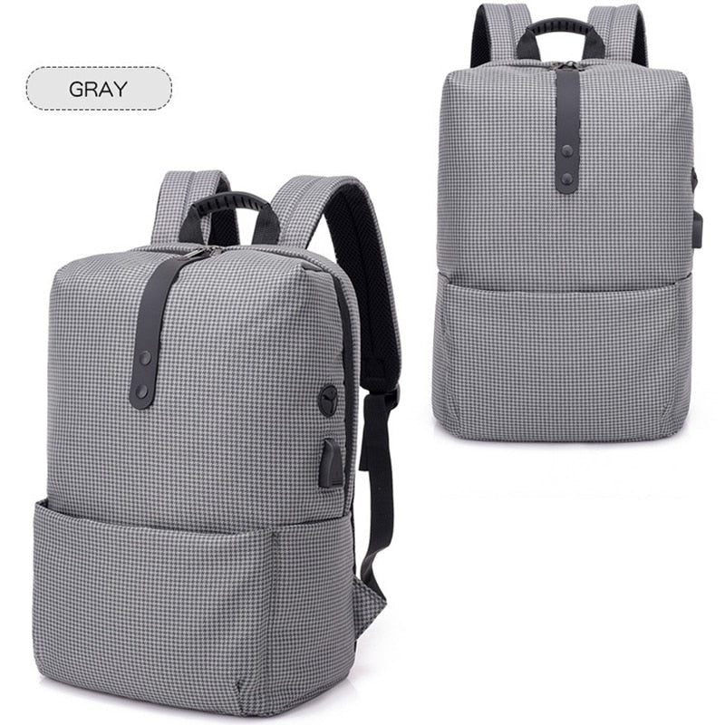 Men Backpack Anti-Theft Multifunctional Casual Laptop Backpack Usb Charging Travel School Bags Rucksack Backpack - ebowsos