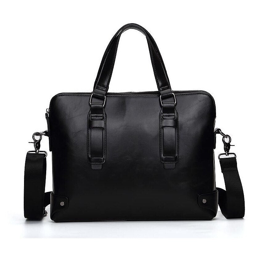 Men Handbags Man Leather Business Briefcase Laptop Bag Men Messenger Bags - ebowsos