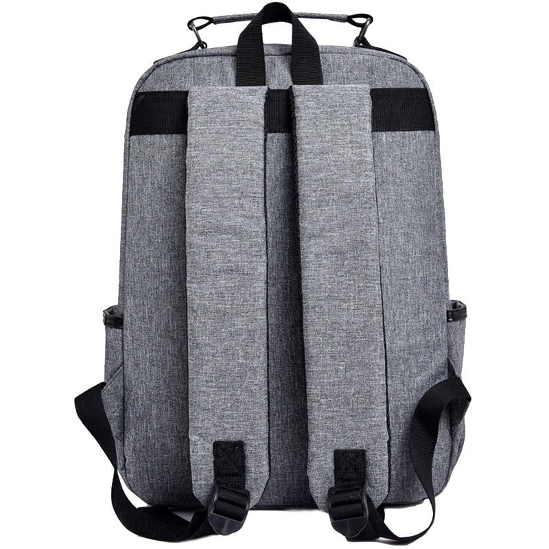 Men'S Leisure Time Backpack Travel Bag Capacity High School Students A Bag - ebowsos