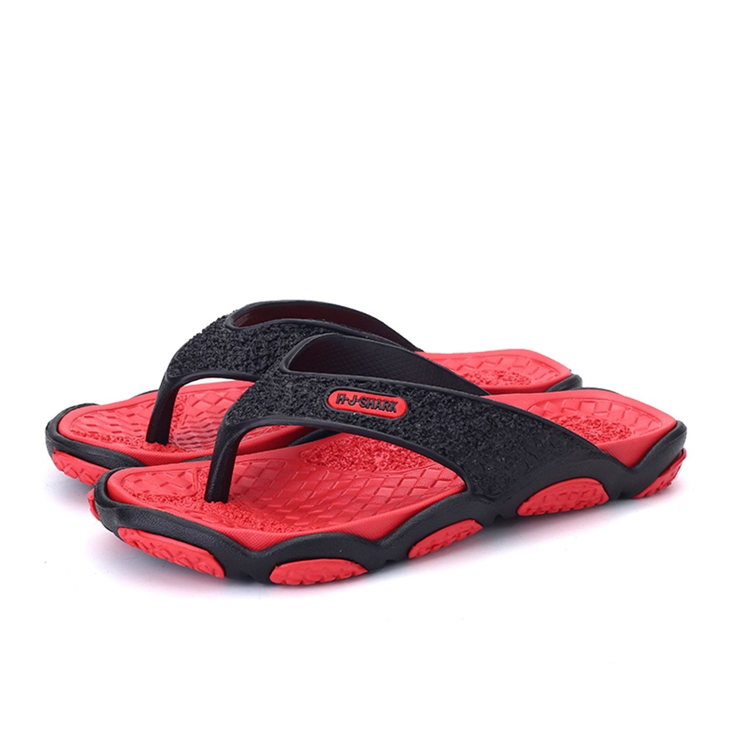 Mens Flip Flops Summer Fashion Men's New Style Rubber Soft Shoes Home Outdoor Sports Beach Men's Slippers Massage Men Foo - ebowsos