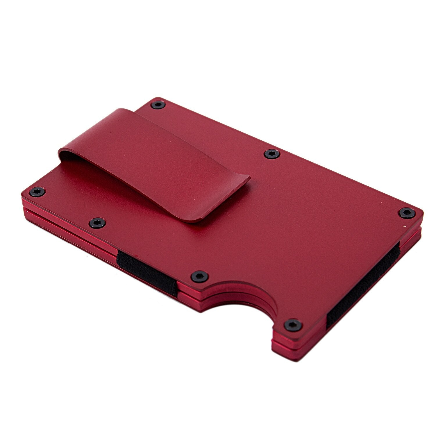 Metal Money Clip Ultra-Thin Outdoor Portable Multi-Function High Capacity Card Clip Pocket Unisex'S Folder Wallet Tool-Re - ebowsos